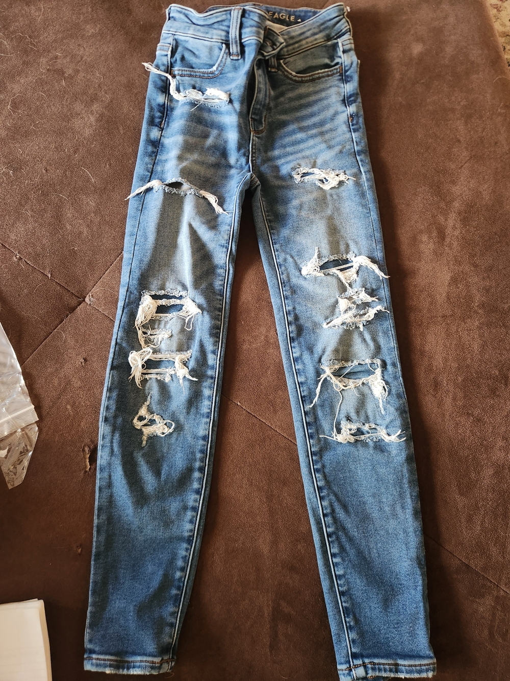 American Eagle Outfitters Distressed Blue Women’s Jeggings